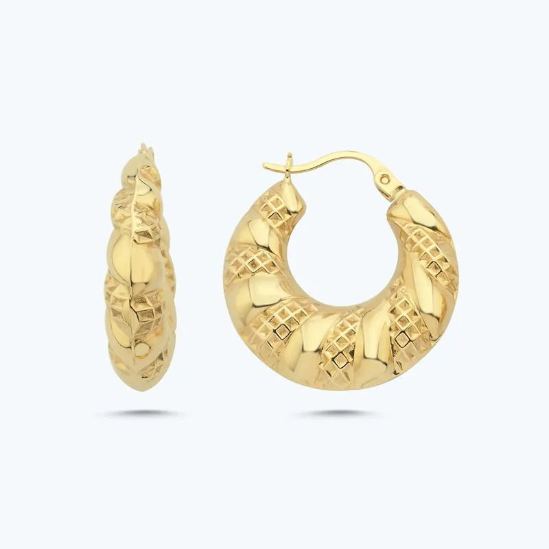 Vente Flash Boucles d'Oreilles Or Créoles