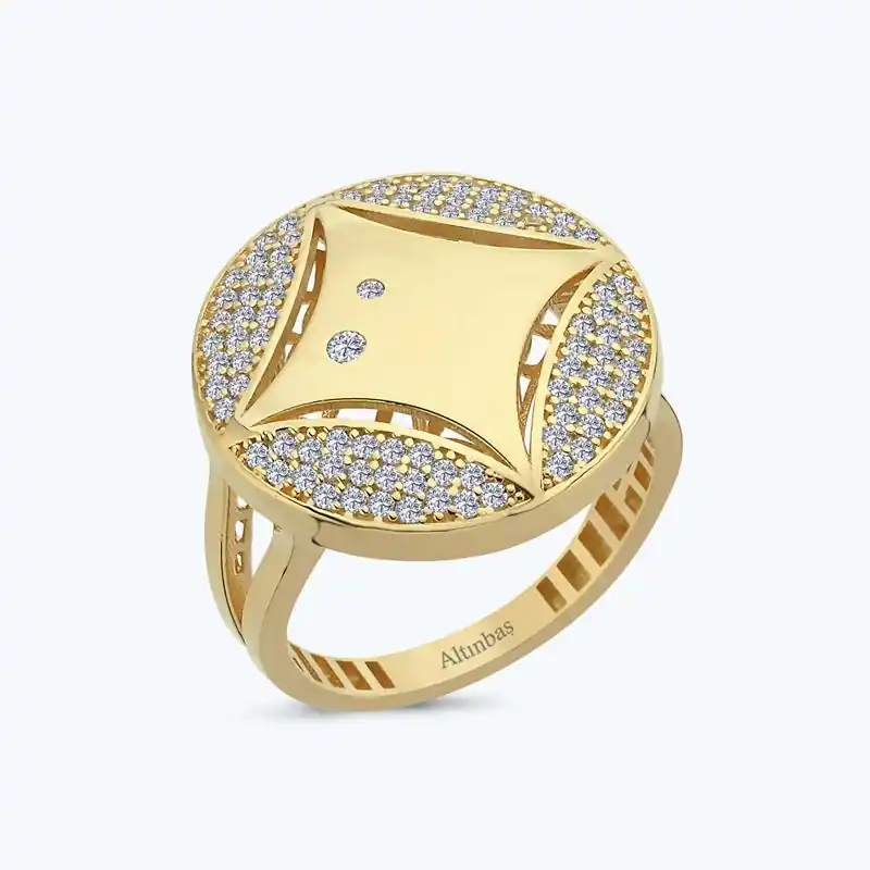 Offre Limitée Bague étoile en or Altınbaş