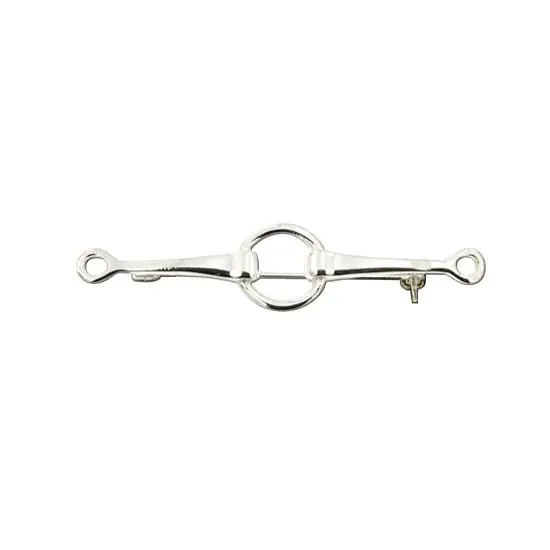 Broche Argent MORS DE FILET GM | BIJOUX EQUESTRES | EQUITATION | CHEVAL | MADILAR Meilleur Choix