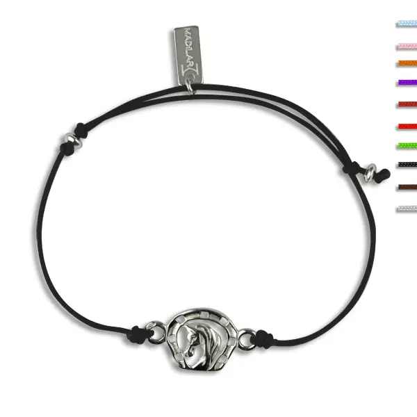 Bracelet Argent NILA EQUI cheval & fer | BIJOUX ENFANT | EQUITATION | CHEVAL | MADILAR Nouvelle Collection