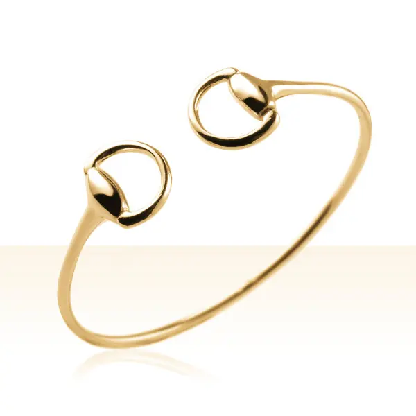 Bracelet Plaqué Or JONC MORS NM | BIJOUX EQUESTRES | EQUITATION | CHEVAL | MADILAR Petit Prix