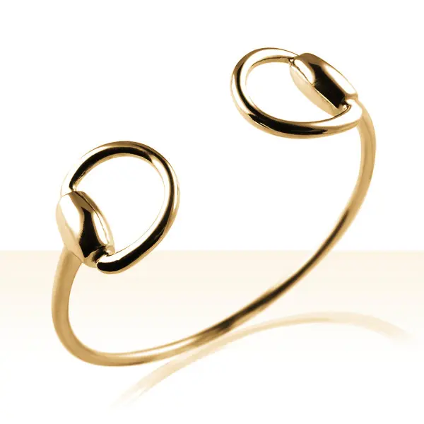 Nouvelle Collection Bracelet Plaqué Or JONC MORS | BIJOUX EQUESTRES | EQUITATION | CHEVAL | MADILAR
