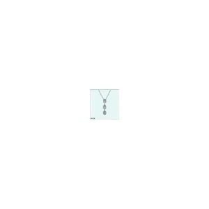 Produit De Marque Collier "Yana" D 0,185ct /6D0,24ct/54 Or Blanc 750/1000