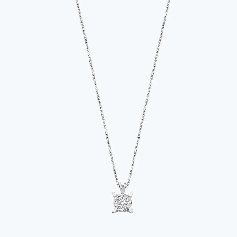 Produit De Marque Collier Diamant Solitaire