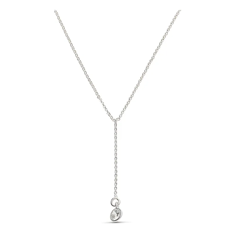 Seulement Aujourd’hui Collier Pure Oxyde De Zirconium En Argent 925