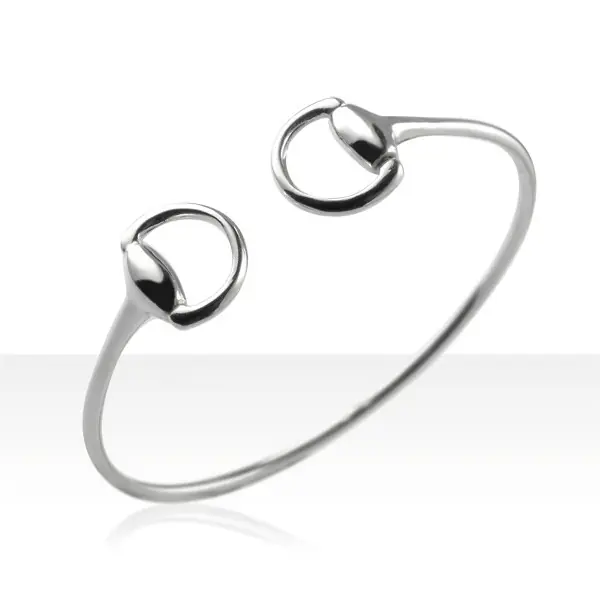 Produit De Marque Bracelet JONC MORS Argent massif | BIJOUX MORS CHEVAL | BIJOUX EQUESTRES