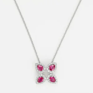 Prix Choc Collier Or Blanc 750/1000 "Hudson" Diamant 0,18/48 R0,64/4