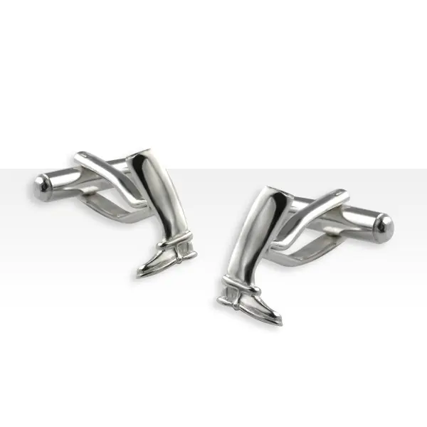 Produit De Marque B.Manchettes Argent BOTTE | BIJOUX EQUESTRES | EQUITATION | CHEVAL | MADILAR