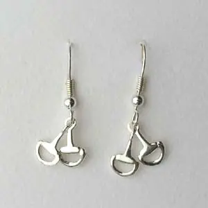 B.O. Argent Crochets MORS DOUBLE PM | BIJOUX EQUESTRES | EQUITATION | CHEVAL | MADILAR Offre Exclusive