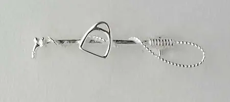 Broche Argent FOUET-ETRIER | BIJOUX EQUESTRES | EQUITATION | CHEVAL | MADILAR Paiement Sécurisé