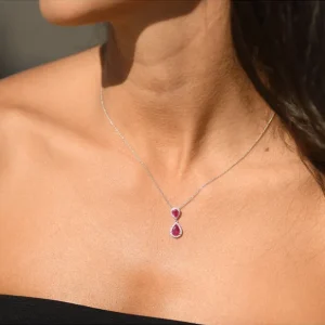 Produit De Marque Collier D0,16/28 RBY1,03/2 Or Blanc 750/1000