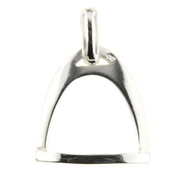 Quantité Limitée Pendentif Argent ETRIER VOL GM | BIJOUX EQUESTRES | EQUITATION | CHEVAL | MADILAR