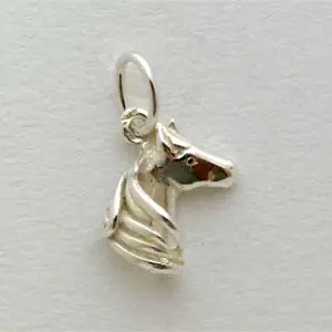 Certifié Pendentif Argent TETE CHEVAL CRINIERE | BIJOUX EQUESTRES | EQUITATION | CHEVAL | MADILAR