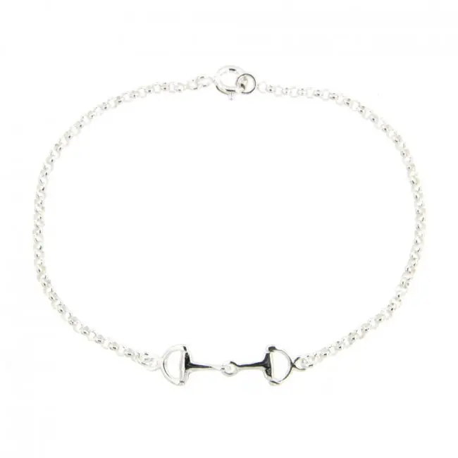 Bracelet Mors de cheval Argent| Bijoux equestre fabriqué en France | MADILAR Garantie Incluse