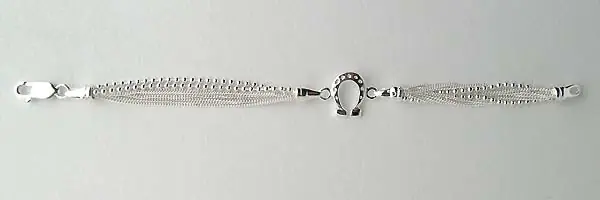 Bracelet Argent MULTIFILS PM/Fer à Cheval | BIJOUX EQUESTRES | EQUITATION | CHEVAL | MADILAR Offre Du Jour