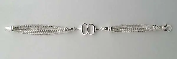 Bracelet Argent MULTIFILS GM/Mors entrelacés | BIJOUX EQUESTRES | EQUITATION | CHEVAL | MADILAR Meilleur Prix