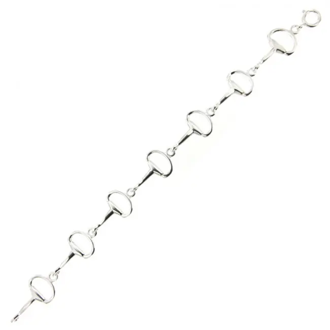 Bracelet Argent MORS SUITE MM | BIJOUX EQUESTRES | EQUITATION | CHEVAL | MADILAR Meilleure Qualité