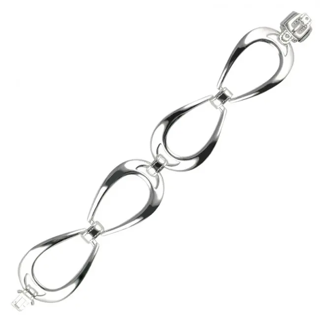 Achat Immédiat Bracelet Argent ETRIER FER | BIJOUX EQUESTRES | EQUITATION | CHEVAL | MADILAR
