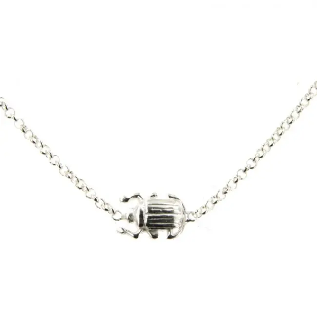 Collier Argent KHEOPS Scarabée | Bijoux FEMME Affaire À Saisir