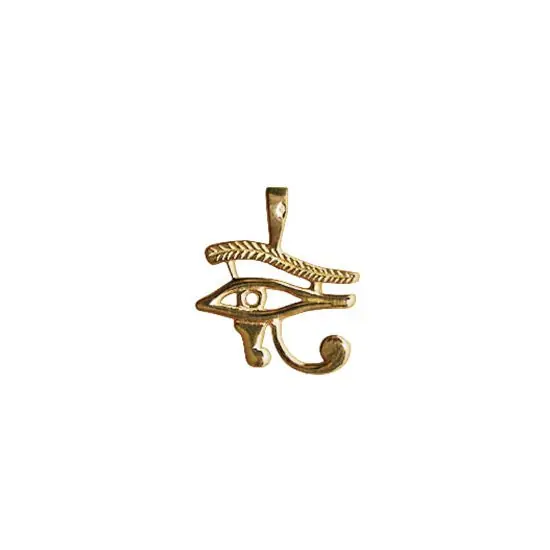 Pendentif Plaqué Or OEIL HORUS MM | BIJOUX EGYPTIENS | SYMBOLES HIEROGLYPHES | MADILAR Achetez Aujourd’hui