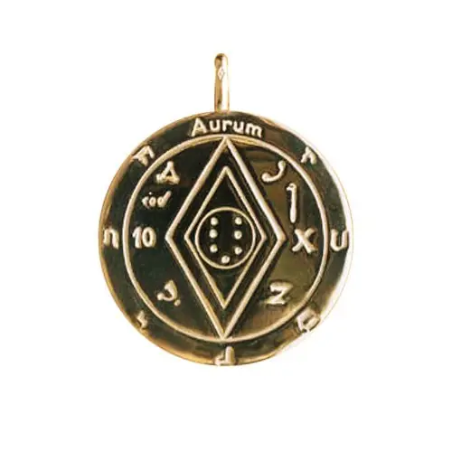Livraison Mondiale Pantacle Plaqué Or KERSAINT K6 | PENTACLES DE PROTECTION | BIJOUX ESOTERIQUES | MADILAR