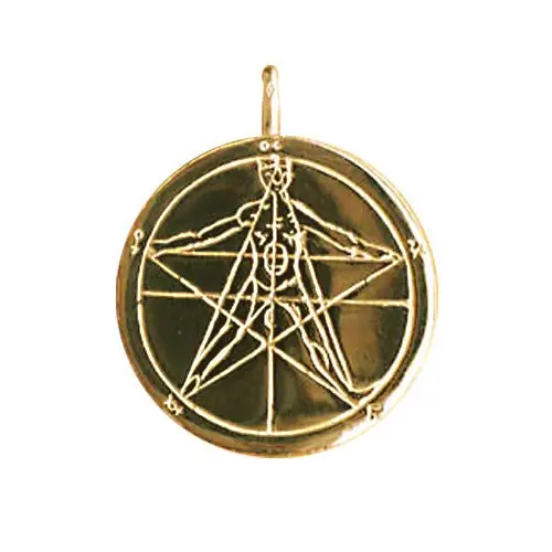 Remise Pantacle Plaqué Or D'AGRIPPA | PENTACLES DE PROTECTION | BIJOUX ESOTERIQUES | MADILAR