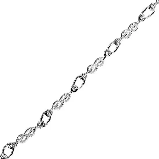 Réduction Bracelet Argent LAC D'AMOUR 9 PIECES | Bijoux Maçonniques | Franc-Maconnerie | MADILAR