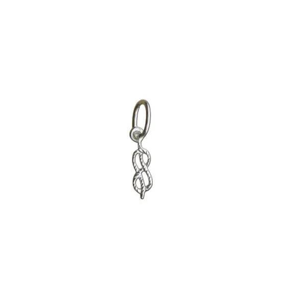 Pendentif Lac d'amour en Argent Z4 | Symbole franc-maçon | Bijoux faits à la main Tendance