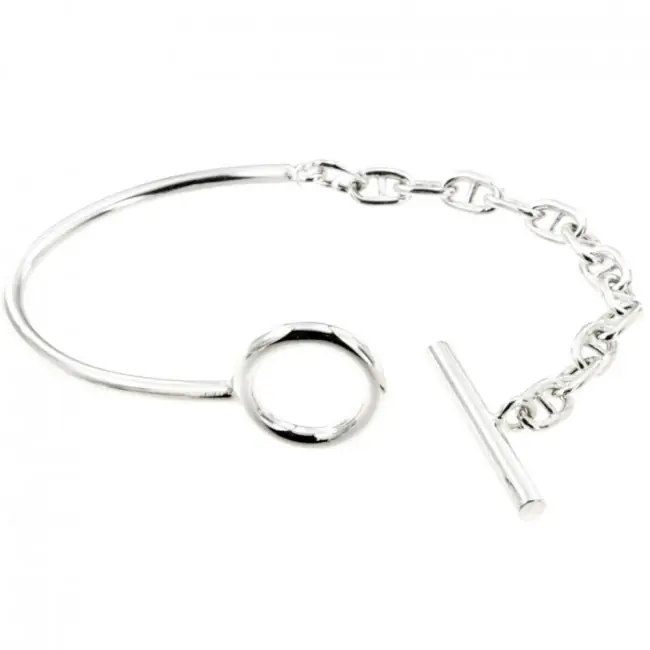 Réduction Bracelet Argent EPURE SA BarretteFR25 - Marine