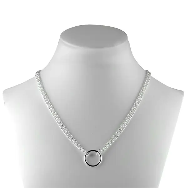 Offre Spéciale Collier Argent EPURE FORCAT 1 ANNEAU | BIJOUX FANTAISIE ARGENT MASSIF | FEMME
