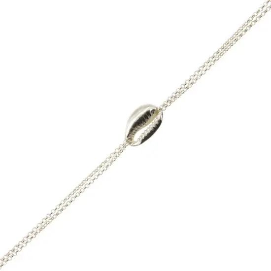 Remise Bracelet coquillage CAURI Argent LA MER | Bijoux été | Bijoux femme en Argent massif