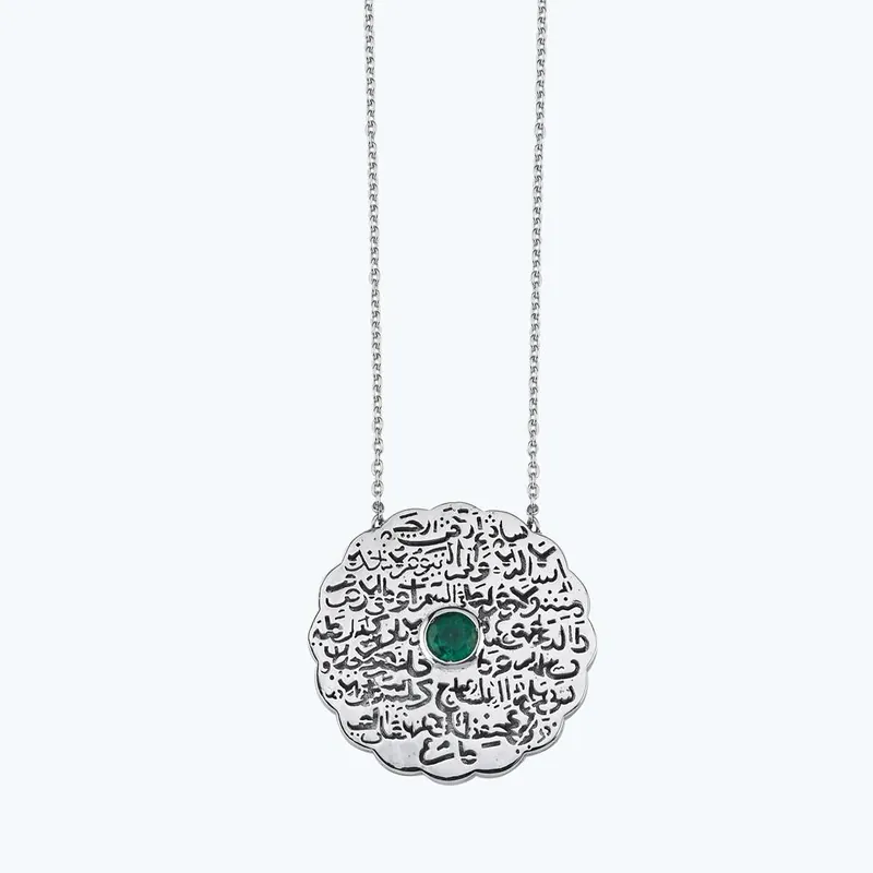 Top Qualité Collier Diamant Émeraude